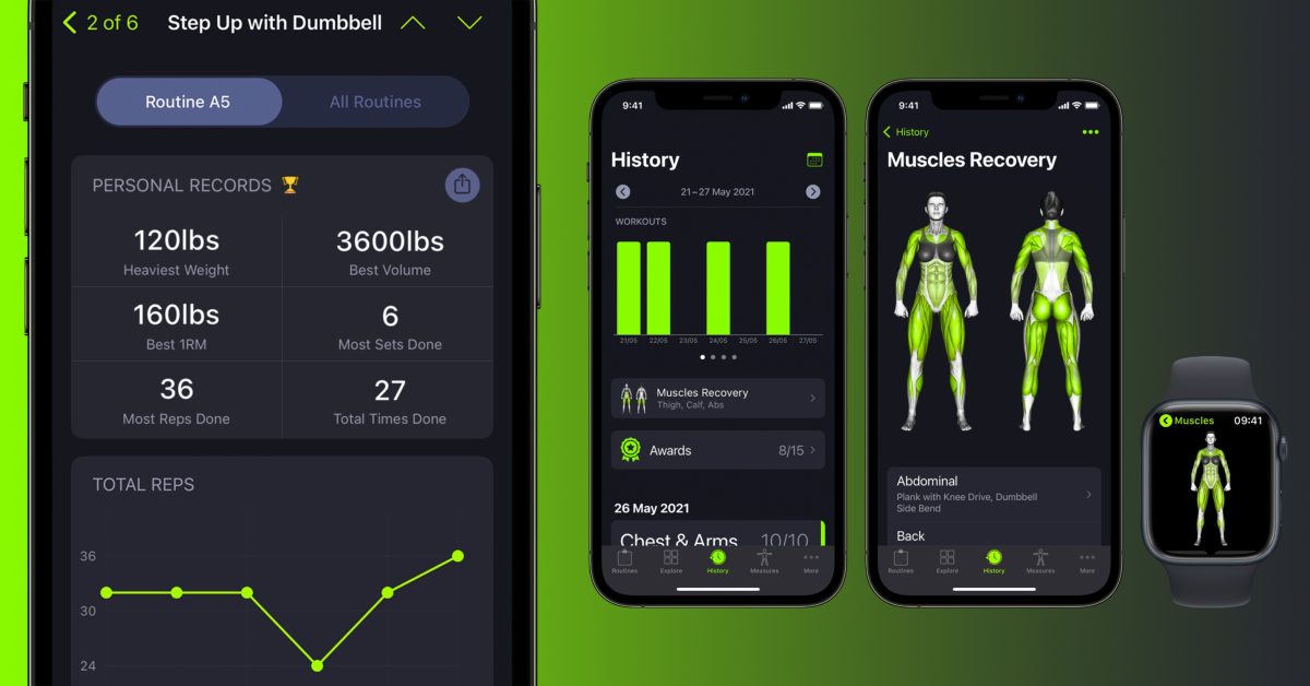 SmartGym para iOS, watchOS, Mac obtiene una actualización importante con orientación y recuperación muscular, registros personales y mucho más SmartGym para iOS, watchOS, Mac obtiene una actualización importante con orientación y recuperación muscular, registros personales y mucho más