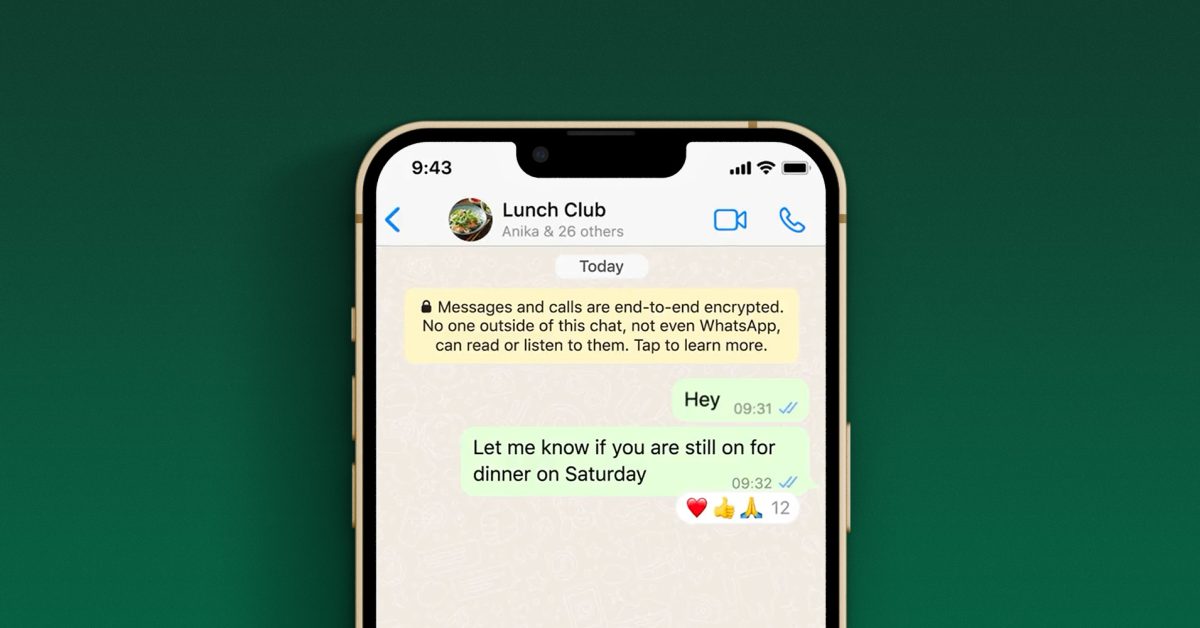 WhatsApp para iOS ahora está implementando la función Reacciones esperada desde hace mucho tiempo, así es como se usa WhatsApp para iOS ahora está implementando la función Reacciones esperada desde hace mucho tiempo, así es como se usa