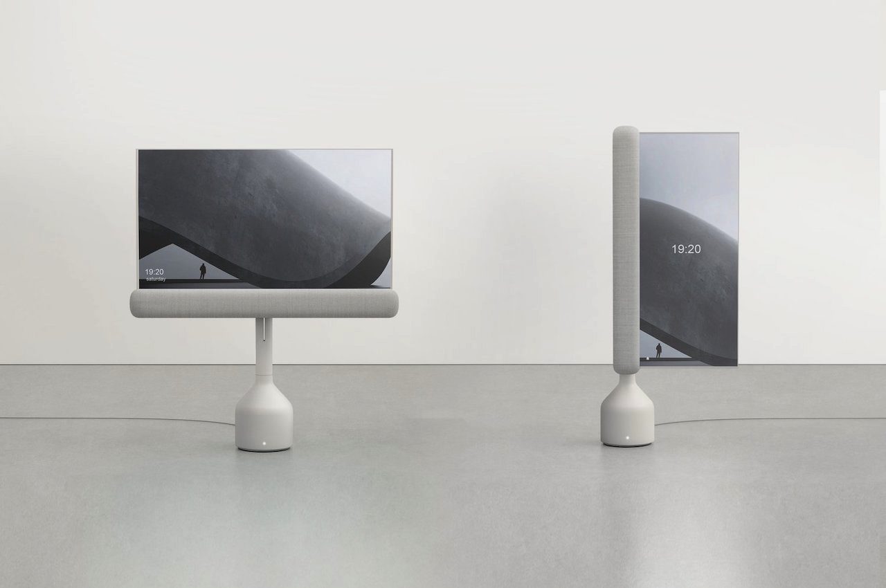 La pantalla OLED enrollable Totem ofrece una visualización mejorada y se duplica como una barra de sonido La pantalla OLED enrollable Totem ofrece una visualización mejorada y se duplica como una barra de sonido
