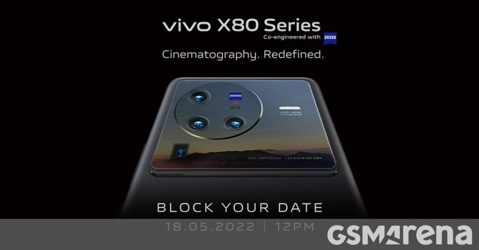 El lanzamiento de la serie vivo X80 en India está programado para el 18 de mayo El lanzamiento de la serie vivo X80 en India está programado para el 18 de mayo