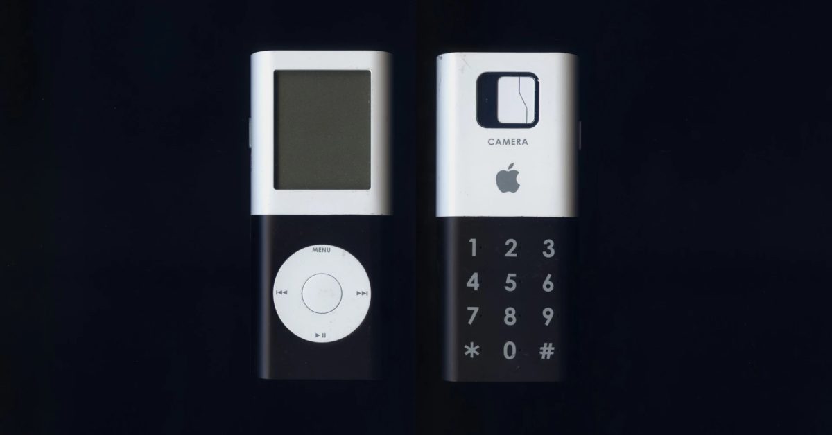 Este extraño prototipo de iPhone tiene una rueda de clic de iPod que se convierte en un teclado numérico Este extraño prototipo de iPhone tiene una rueda de clic de iPod que se convierte en un teclado numérico