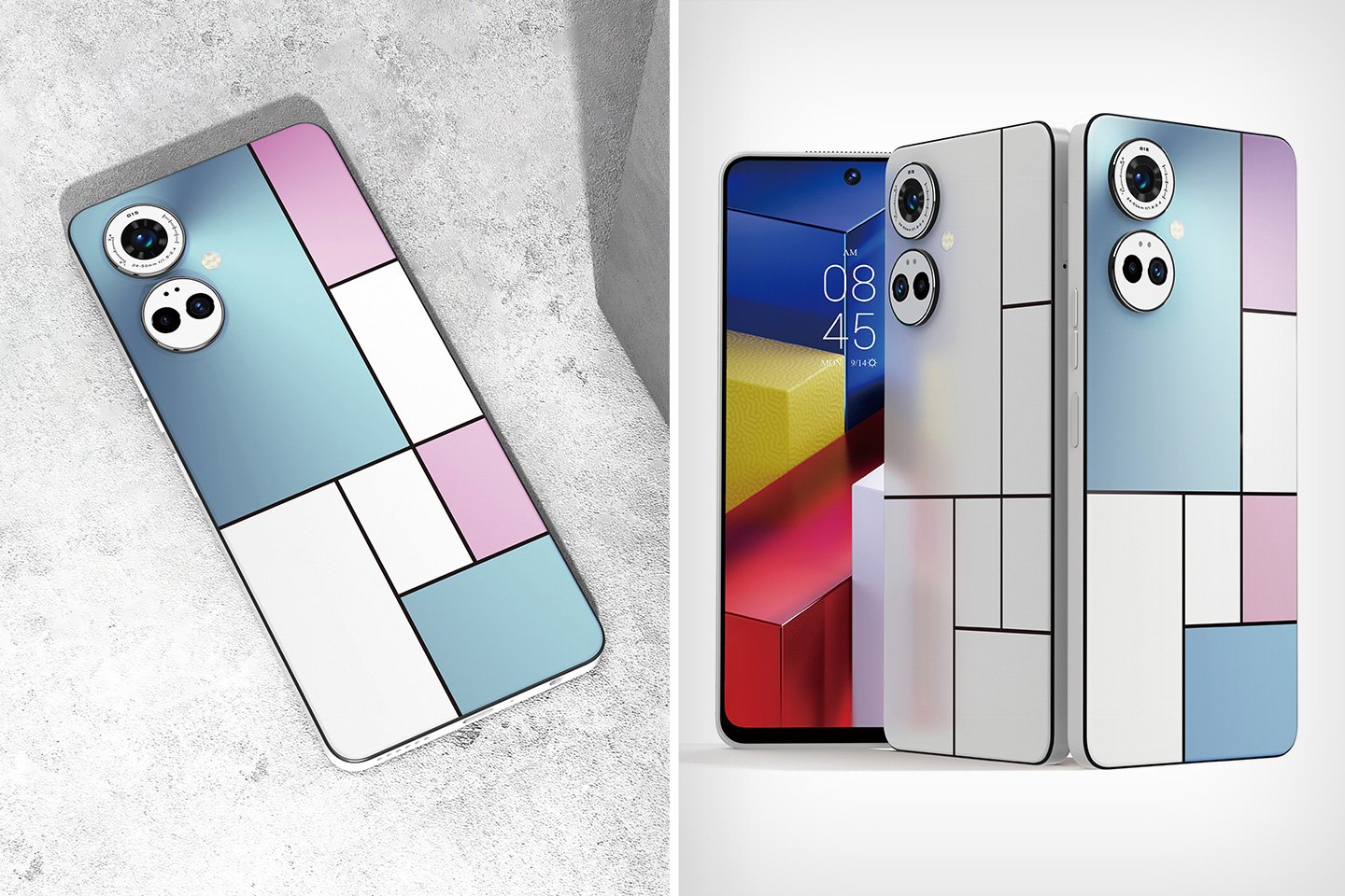No, este no es un teléfono modular Project Ara: su diseño basado en cuadrículas se inspiró en Manet y Mondrian. No, este no es un teléfono modular Project Ara: su diseño basado en cuadrículas se inspiró en Manet y Mondrian.