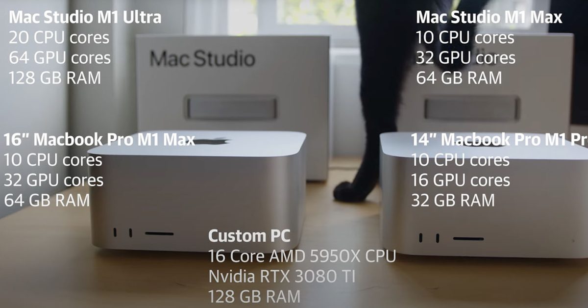 M1 Ultra puntos de referencia con pruebas de uso de la vida real: 40% a 100% más rápido que M1 Max M1 Ultra puntos de referencia con pruebas de uso de la vida real: 40% a 100% más rápido que M1 Max