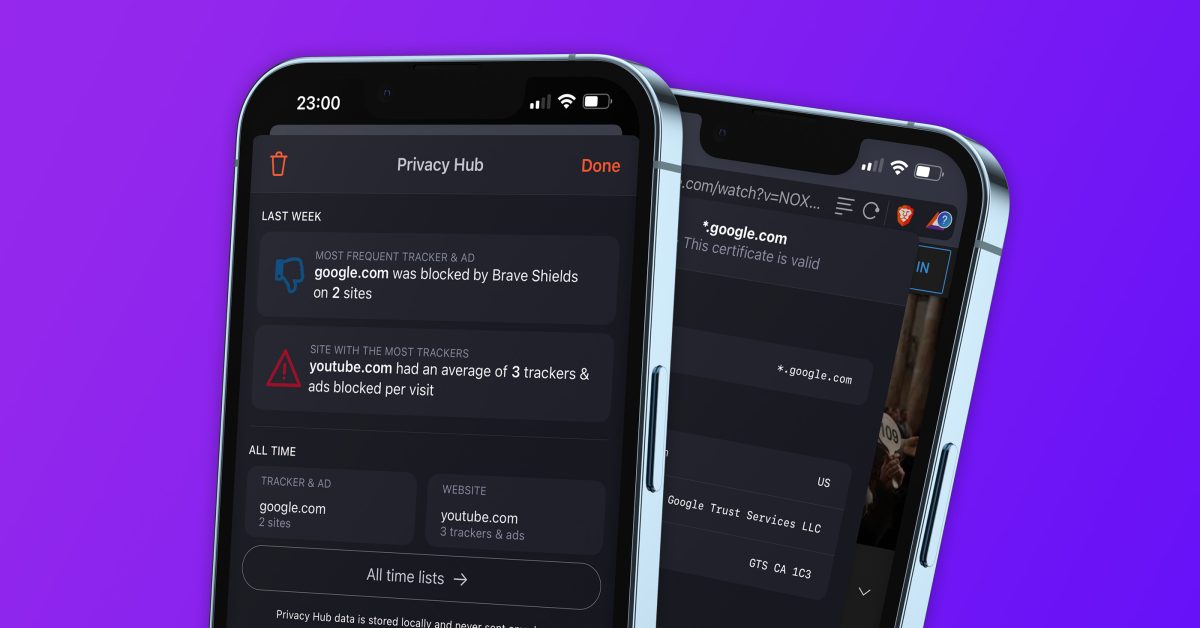 Navegador web Brave para iOS actualizado con el nuevo 'Privacy Hub' Navegador web Brave para iOS actualizado con el nuevo 'Privacy Hub'