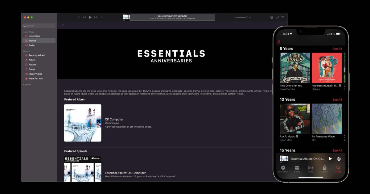 La colección 'Essentials Anniversaries' de Apple Music resurge álbumes fundamentales de los últimos años La colección 'Essentials Anniversaries' de Apple Music resurge álbumes fundamentales de los últimos años