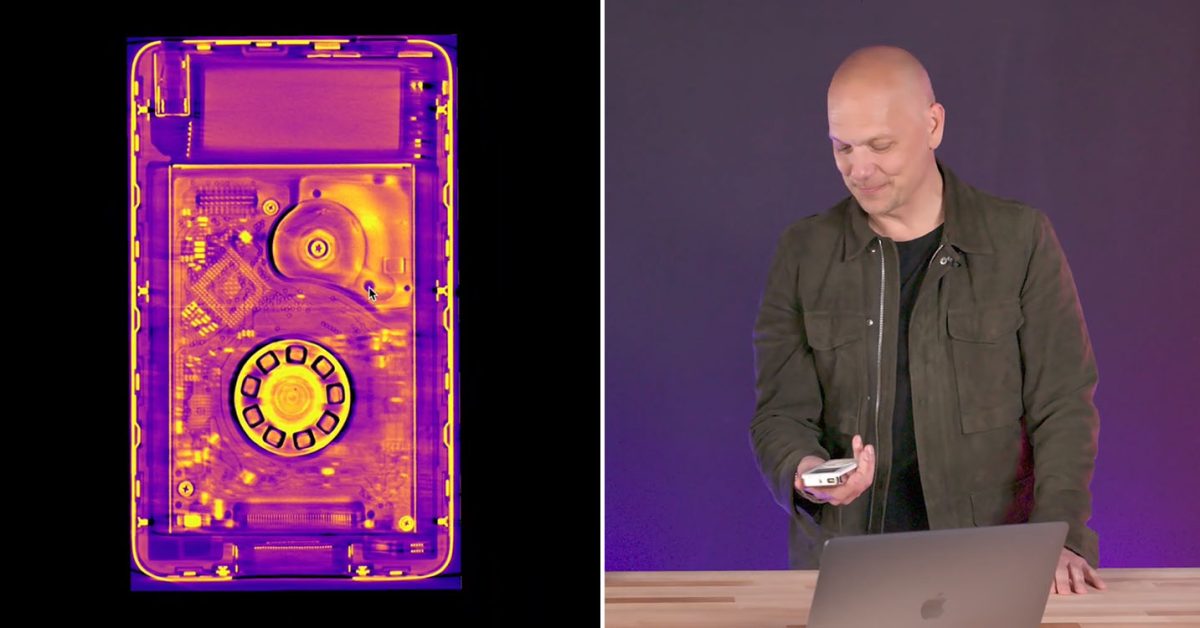 Tony Fadell habla sobre las consideraciones de diseño del iPod, ilustradas por tomografías computarizadas Tony Fadell habla sobre las consideraciones de diseño del iPod, ilustradas por tomografías computarizadas
