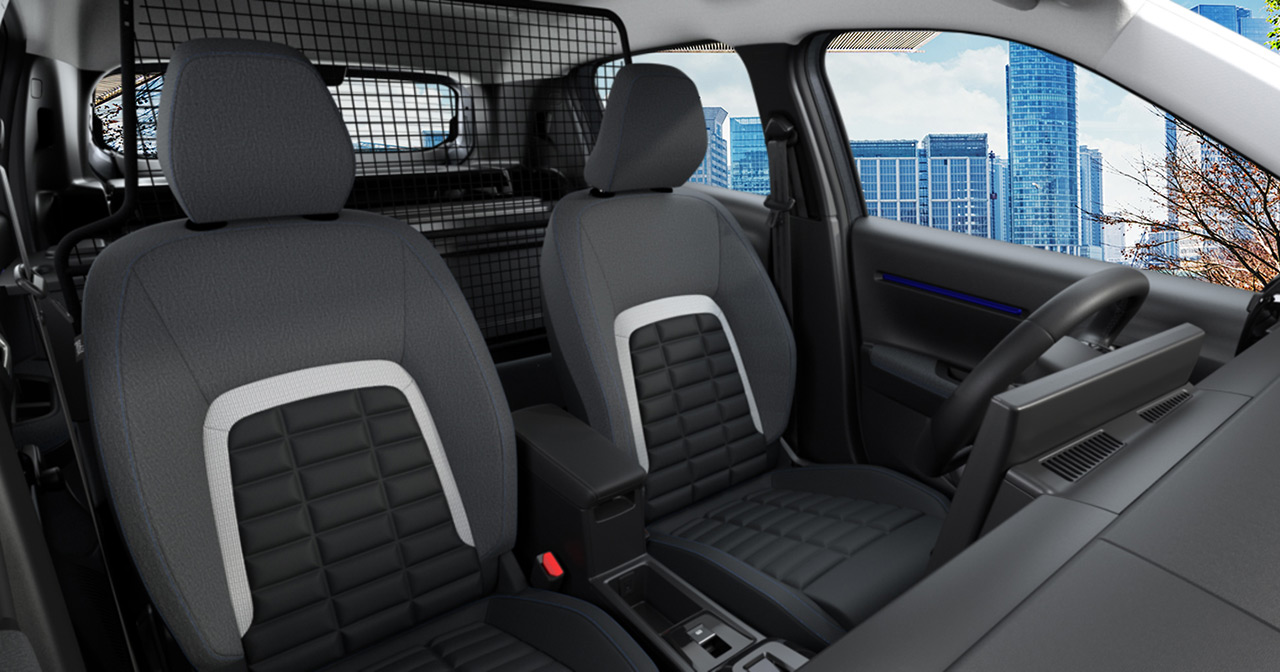 Interior del Citroën e-C3 VAN Interior del Citroën e-C3 VAN