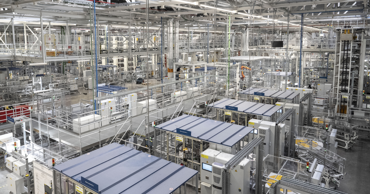 Planta de ensamblaje de baterías Seat.