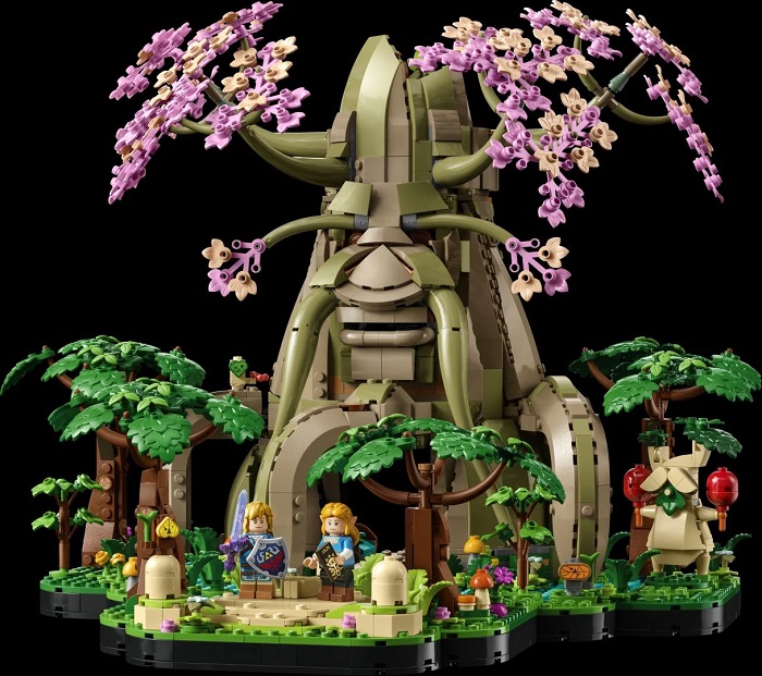 En una interesante colaboración entre Nintendo y LEGO, se ha anunciado el primer constructor temático de The Legend of Zelda que permitirá montar dos variantes del Gran Árbol de Deku-2