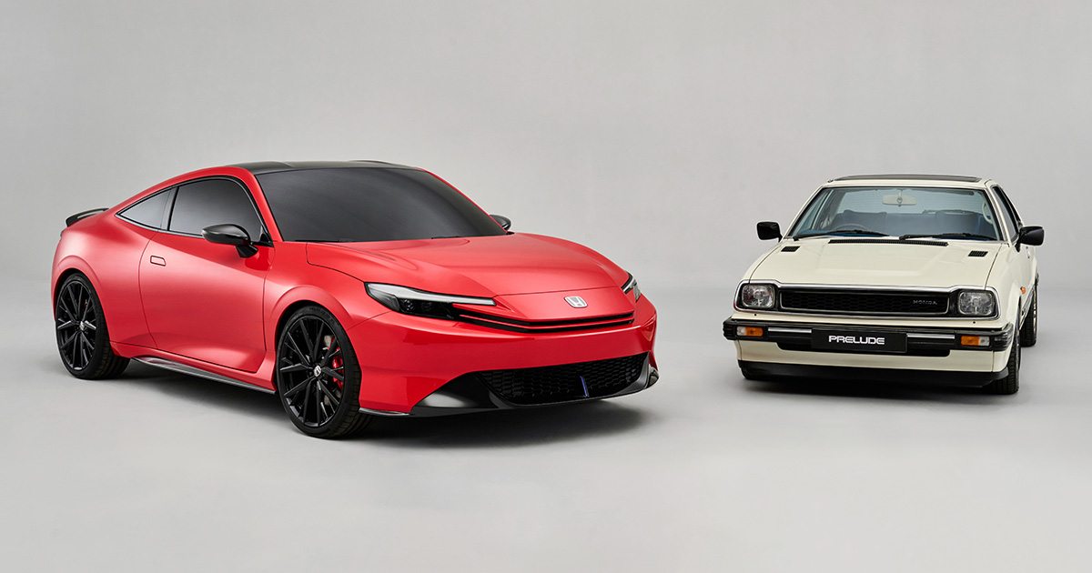 Honda Prelude concept y Prelude de primera generación