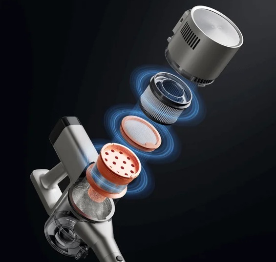 Imagen de la aspiradora vertical Xiaomi G30 Max de cerca Imagen de la aspiradora vertical Xiaomi G30 Max de cerca