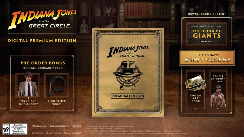 ¿Quién quiere un globo terráqueo? Bethesda ha presentado las ediciones de coleccionista y premium de la aventura de acción Indiana Jones y el Gran Círculo.-3