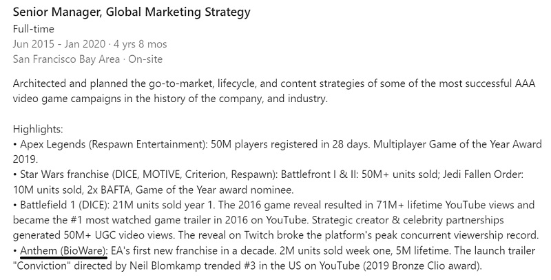 El fracaso de Anthem no fue un desastre para Electronic Arts: se ha revelado el número de copias vendidas del escandaloso shooter de BioWare-2 El fracaso de Anthem no fue un desastre para Electronic Arts: se ha revelado el número de copias vendidas del escandaloso shooter de BioWare-2