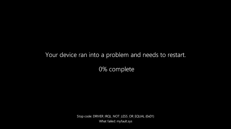 Imagen que contiene la nueva pantalla de error de Windows 11 Imagen que contiene la nueva pantalla de error de Windows 11