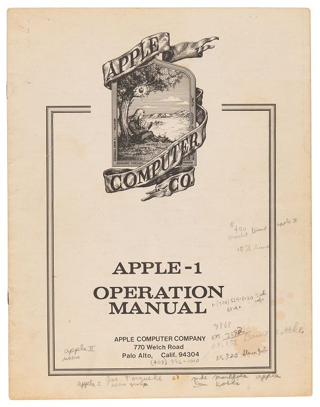 Orientación y notas de los fundadores de Apple
