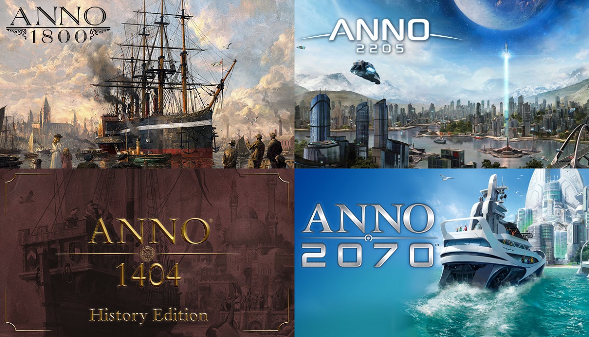 Todas las partes de la estrategia urbana Anno y sus complementos están disponibles en Steam con grandes descuentos Todas las partes de la estrategia urbana Anno y sus complementos están disponibles en Steam con grandes descuentos