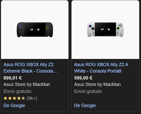 Consola portátil ROG Xbox Ally Consola portátil ROG Xbox Ally