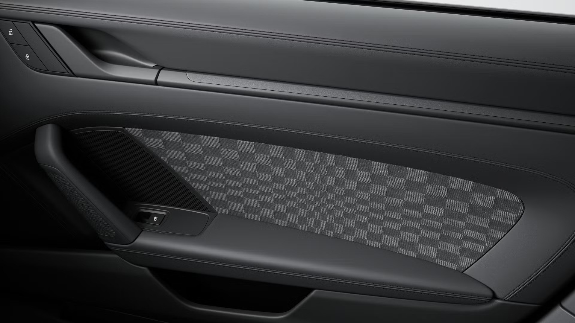 Detalles del acabado del asiento del Porsche 911 Carrera Detalles del acabado del asiento del Porsche 911 Carrera