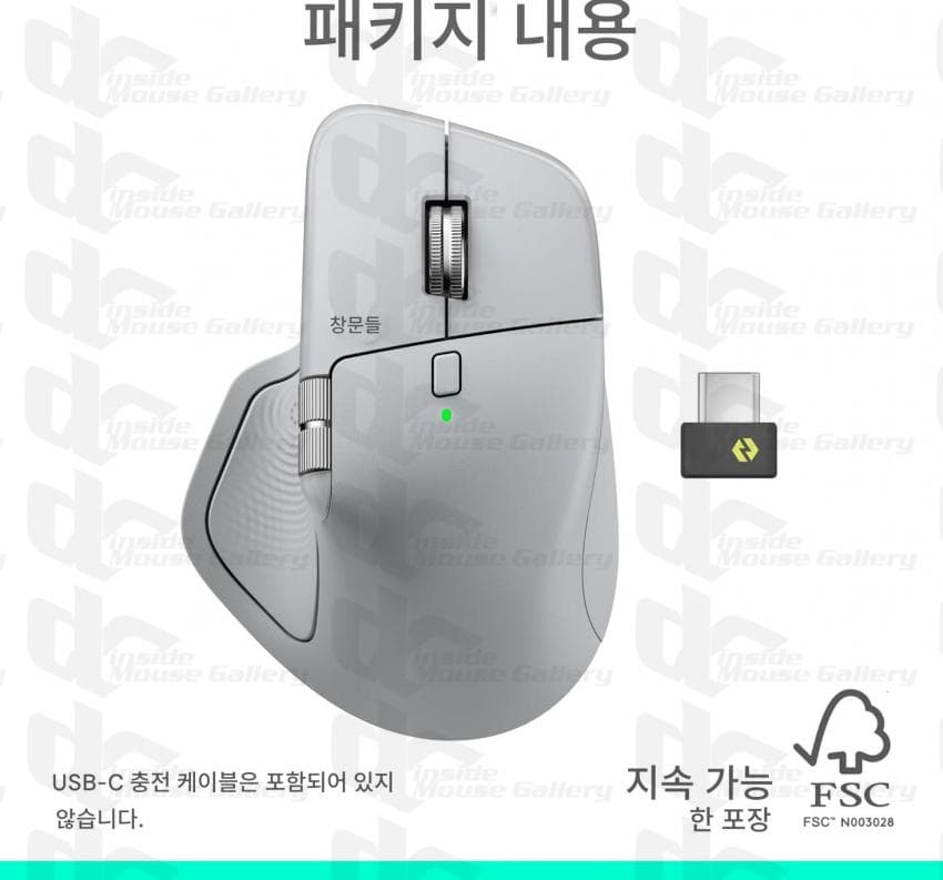 Renderizado del mouse Logitech MX Master 4