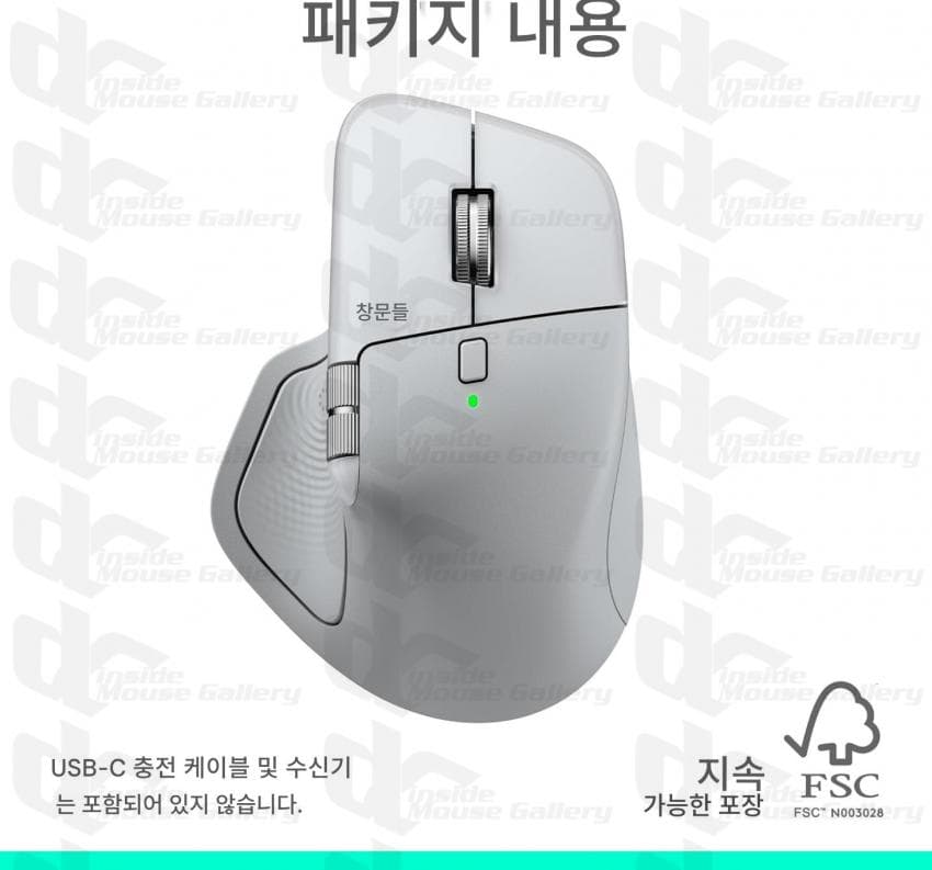 Renderizado del mouse Logitech MX Master 4