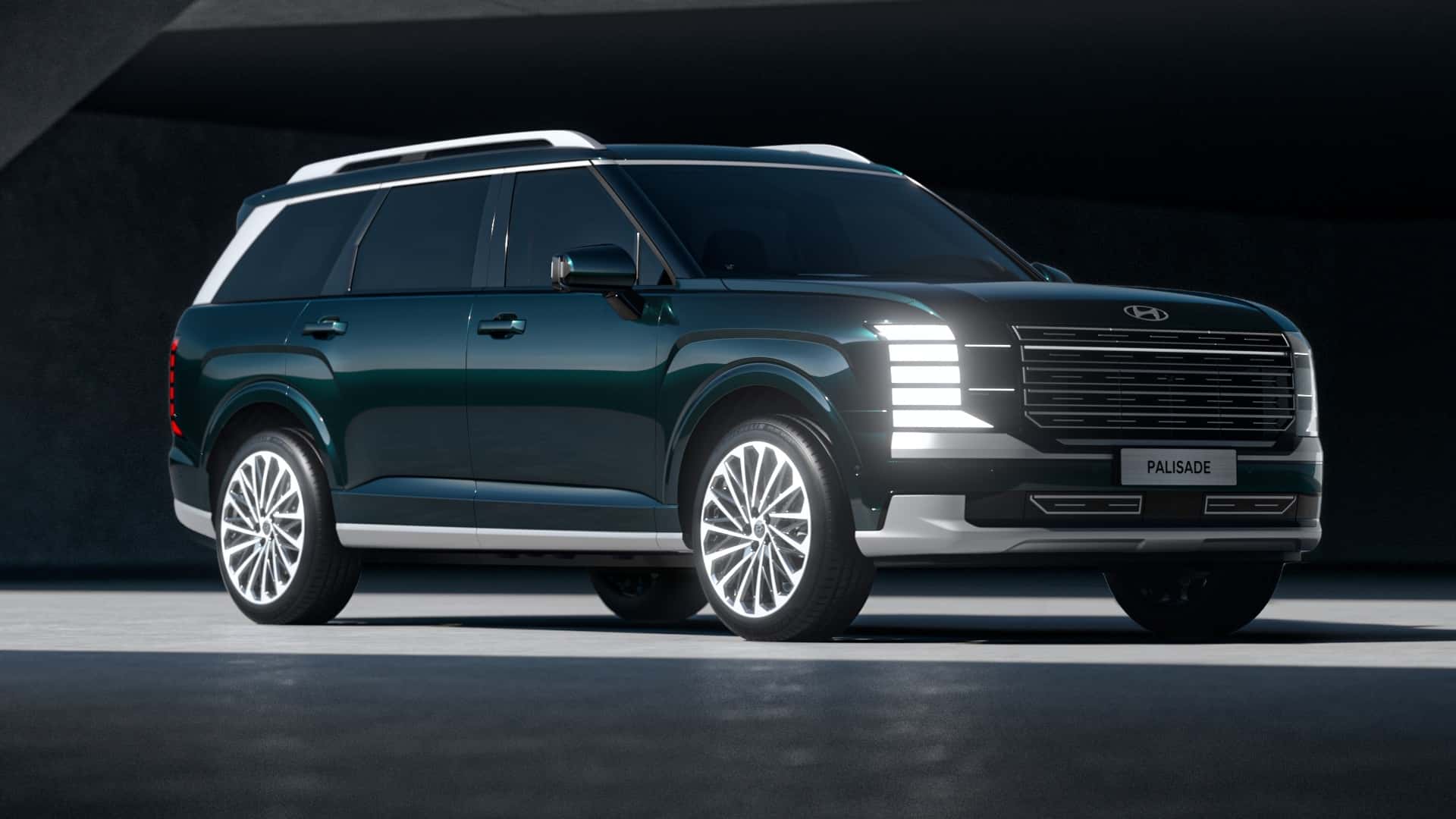 Hyundai Palisade vista trasera Hyundai Palisade vista trasera