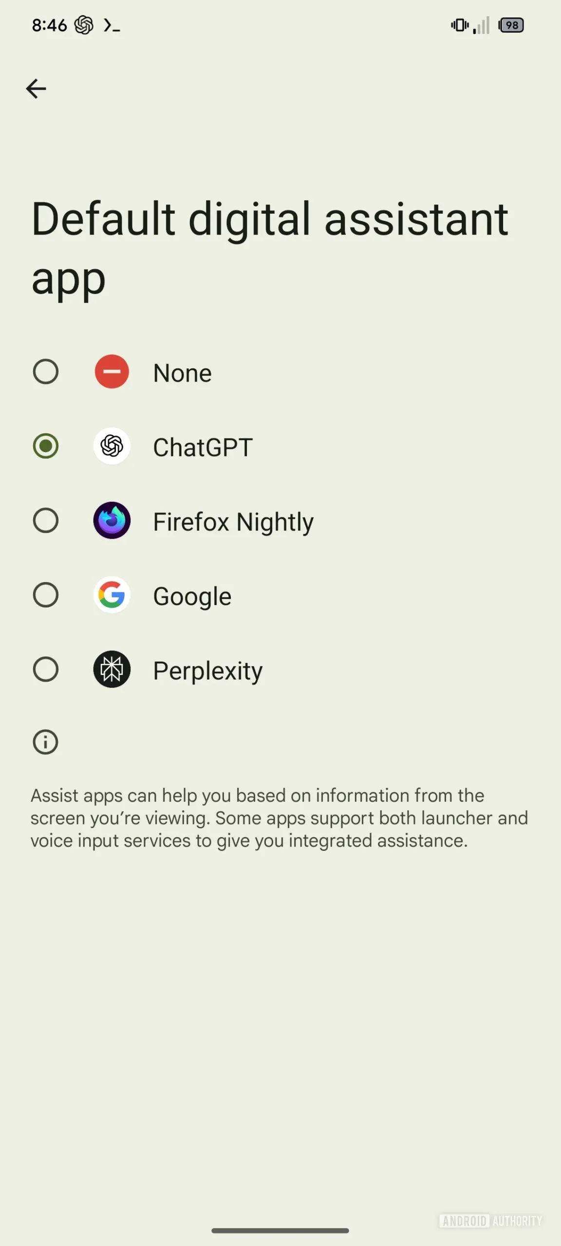 ChatGPT en Android