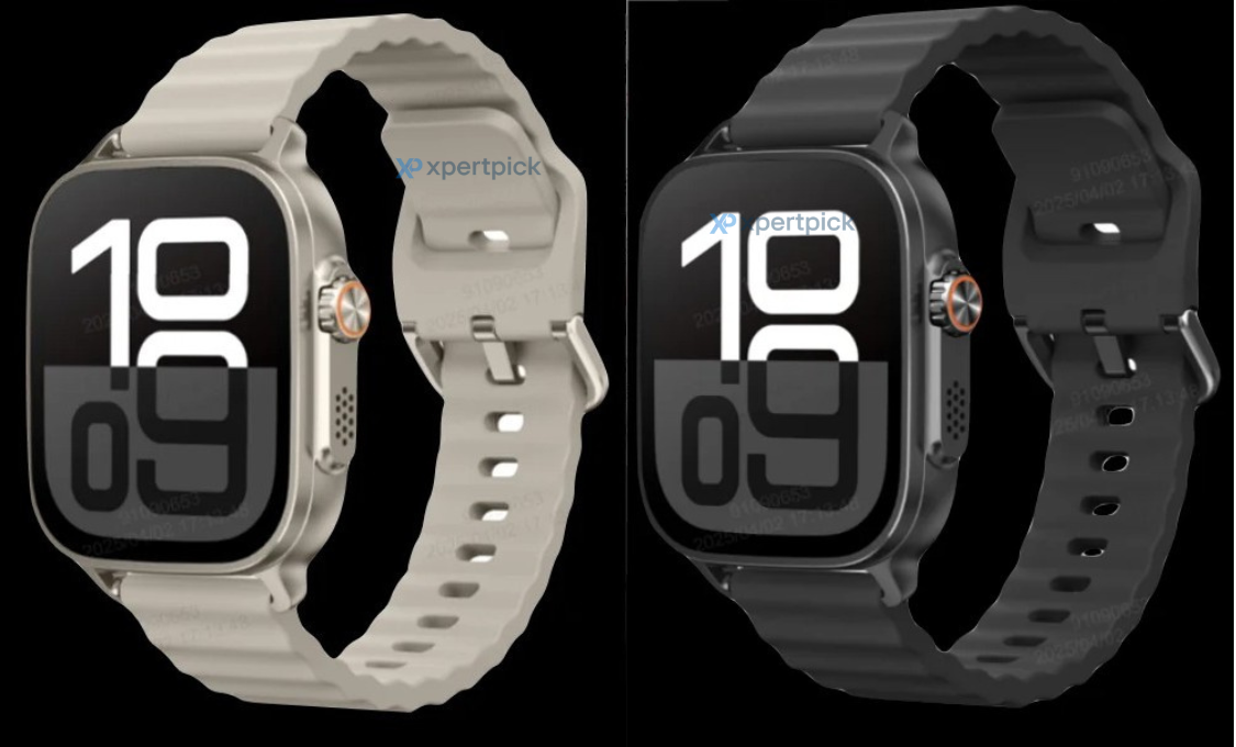 Render del Realme Watch 5 en negro