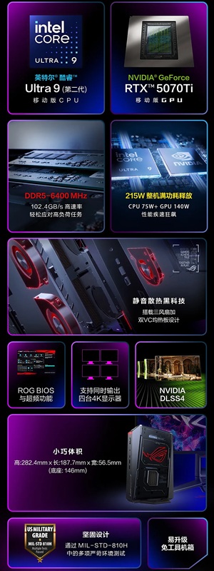 ASUS ROG NUC 2025 Compact Gaming PC