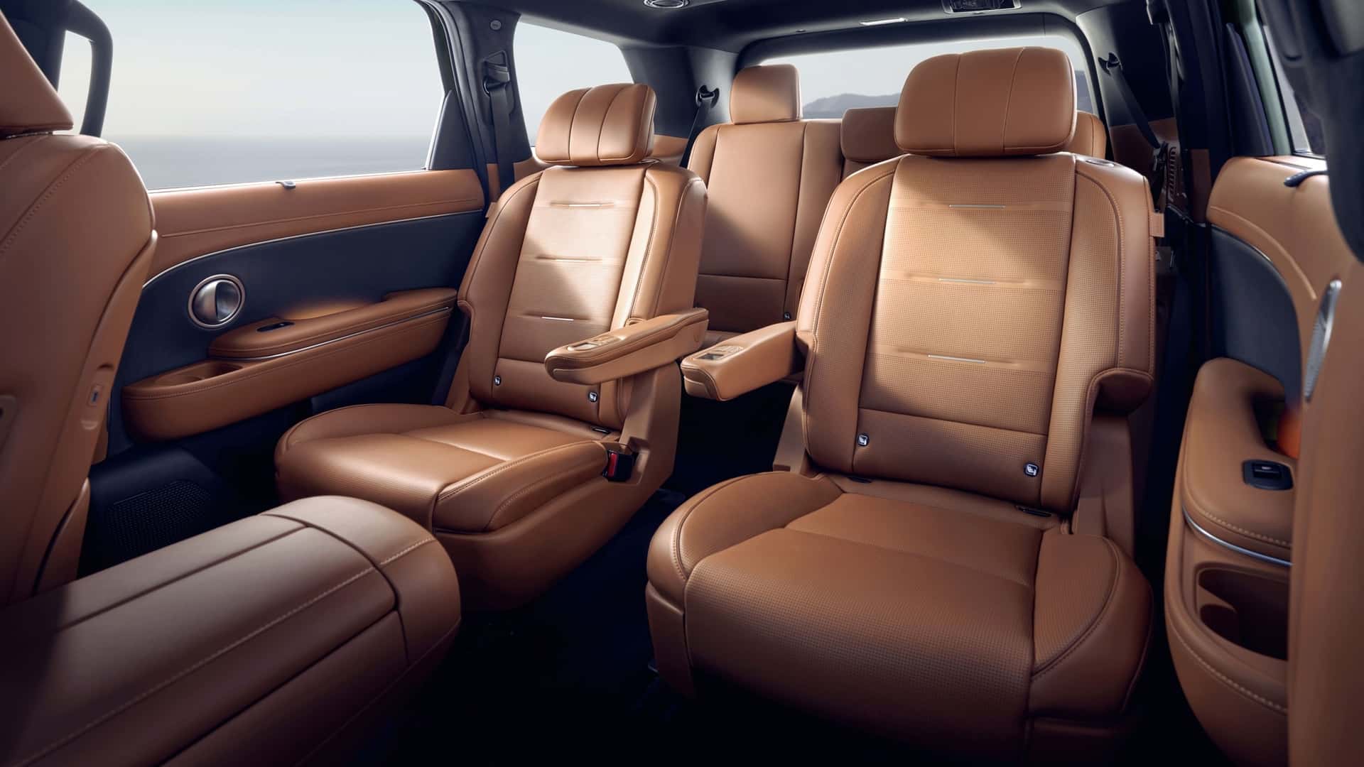 Interior del Hyundai Palisade híbrido 2026 Interior del Hyundai Palisade híbrido 2026