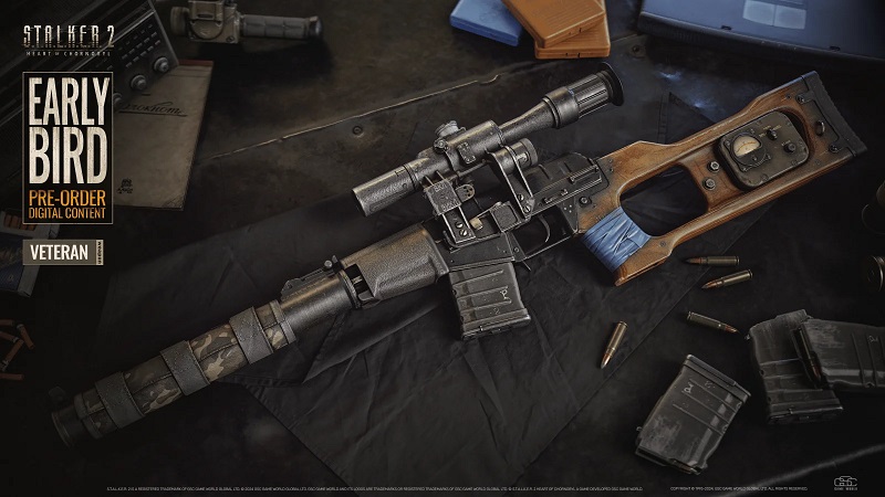 Rifle, traje y mochila: los desarrolladores de Stalker 2: Heart of Chornobyl han revelado los objetos que recibirán los jugadores que reserven el juego.-3 Rifle, traje y mochila: los desarrolladores de Stalker 2: Heart of Chornobyl han revelado los objetos que recibirán los jugadores que reserven el juego.-3
