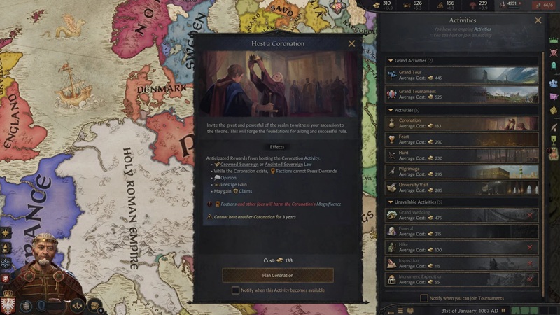 Reyes y vasallos en la coronación