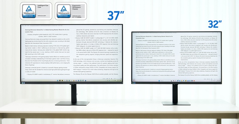 Samsung ViewFinity S8 37 inches