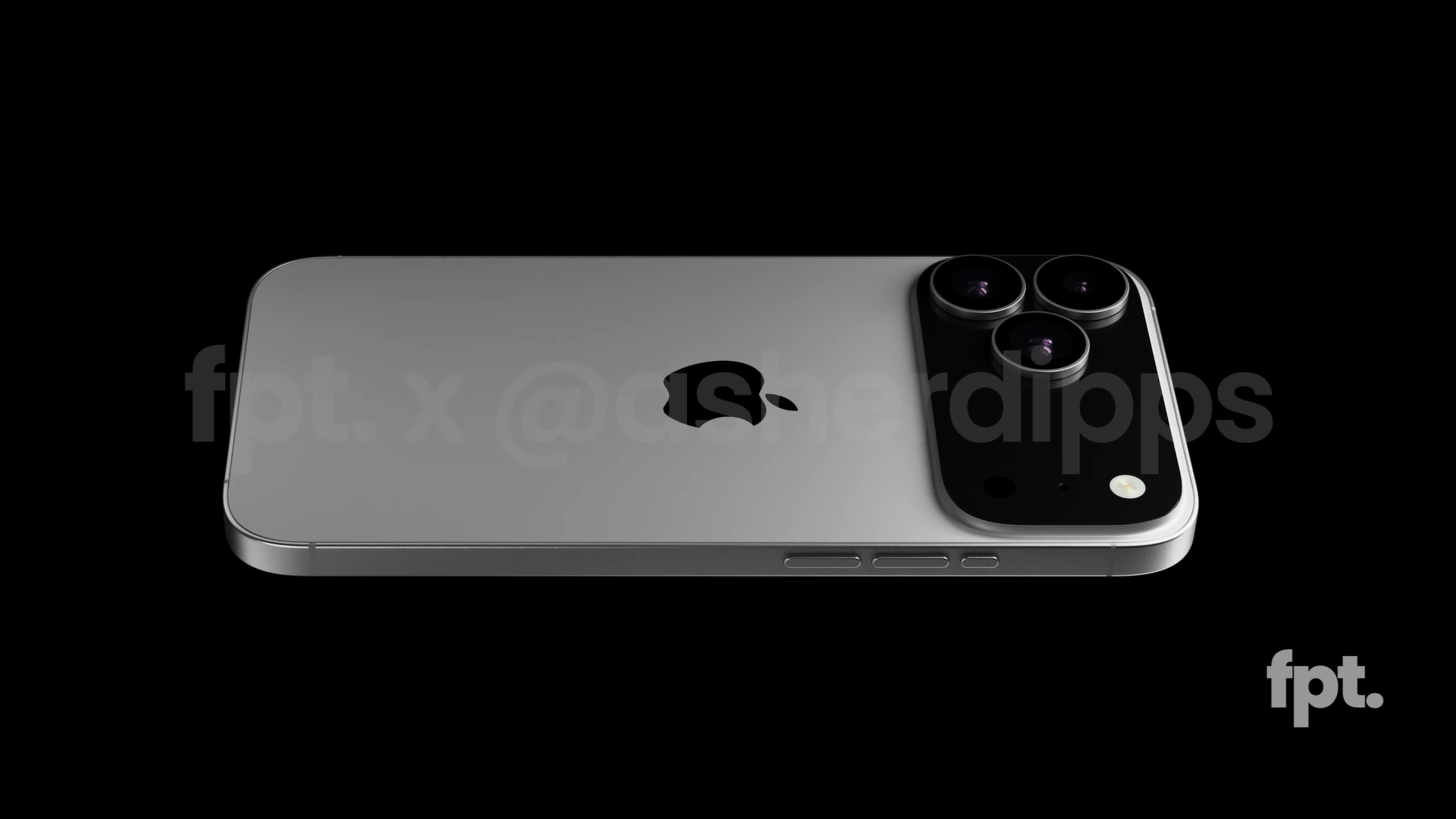 Renderizado del iPhone 17 Pro Renderizado del iPhone 17 Pro