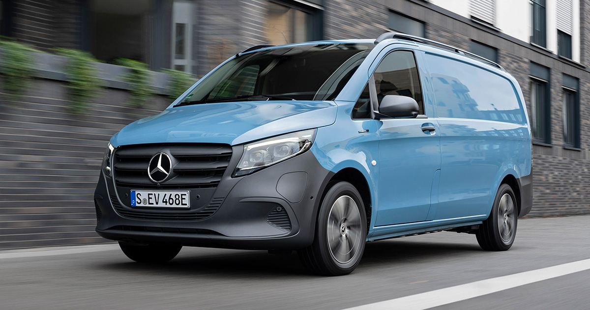 Mercedes-Benz eVito en movimiento