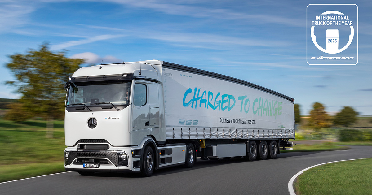 Mercedes-Benz eActros 600 - Camión internacional del año 2025 Mercedes-Benz eActros 600 - Camión internacional del año 2025