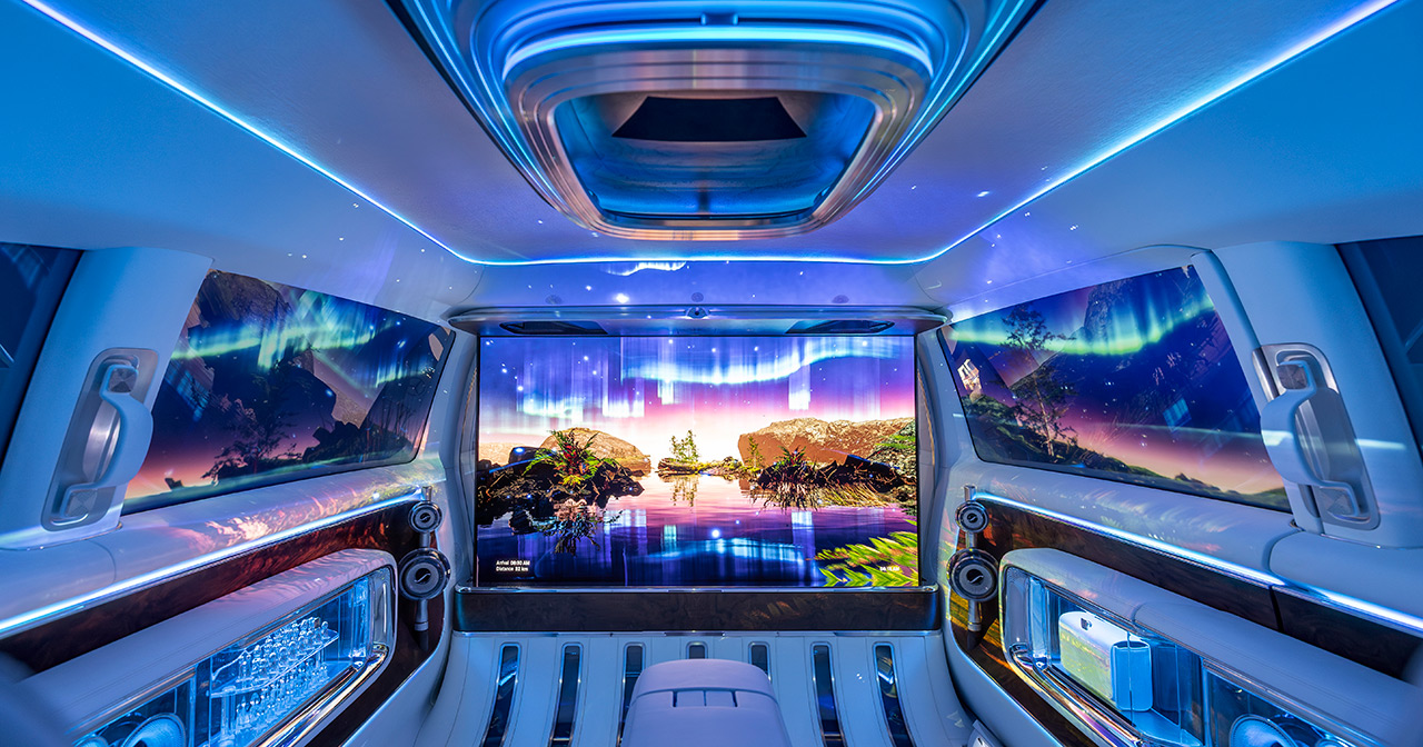 Sistema de audio Mercedes Vision V Concept