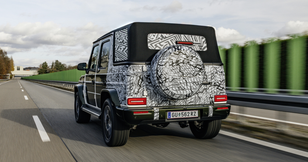 2025 Mercedes-Benz G-Class prototipo en pruebas