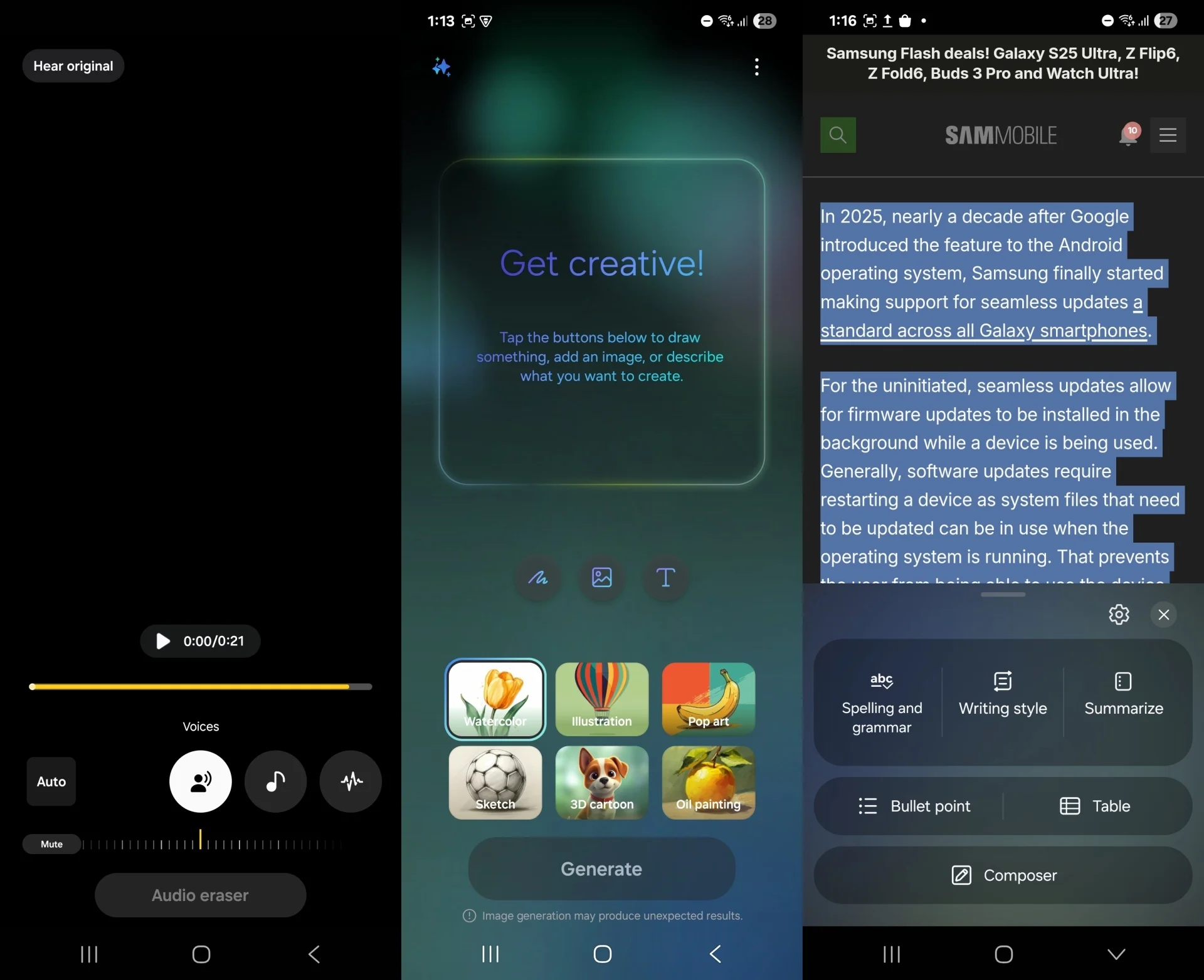 Imagen 2 de la versión beta de One UI 7.0 Imagen 2 de la versión beta de One UI 7.0