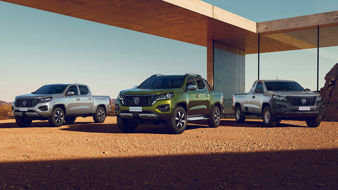 Peugeot Landtrek pick-up actualizado - vista lateral Peugeot Landtrek pick-up actualizado - vista lateral