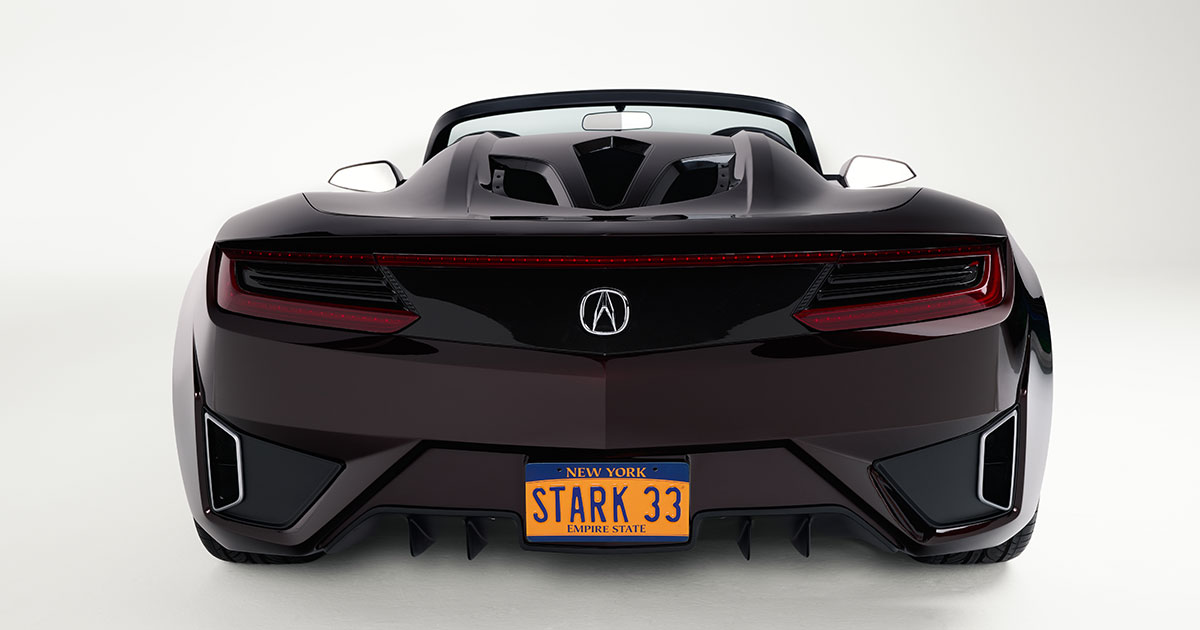 Acura NSX Roadster - vista lateral.