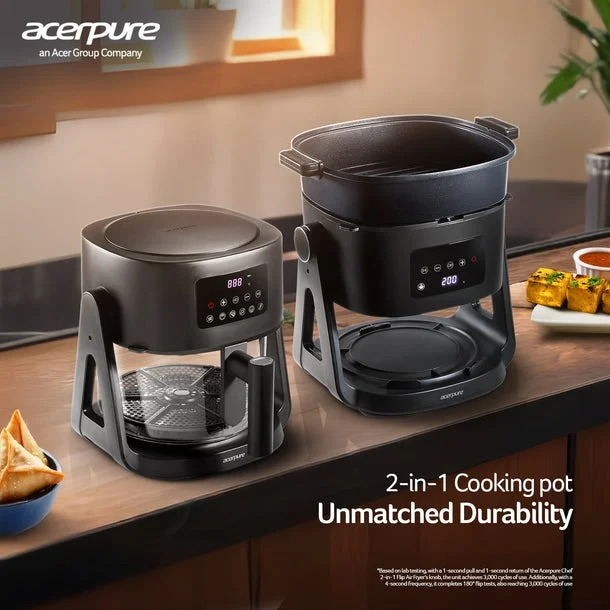 Chef 2 en 1 Flip Air Fryer. Ilustración: Acerpure