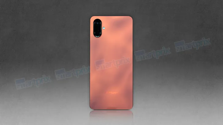 Render del Samsung Galaxy F06 en color naranja Render del Samsung Galaxy F06 en color naranja