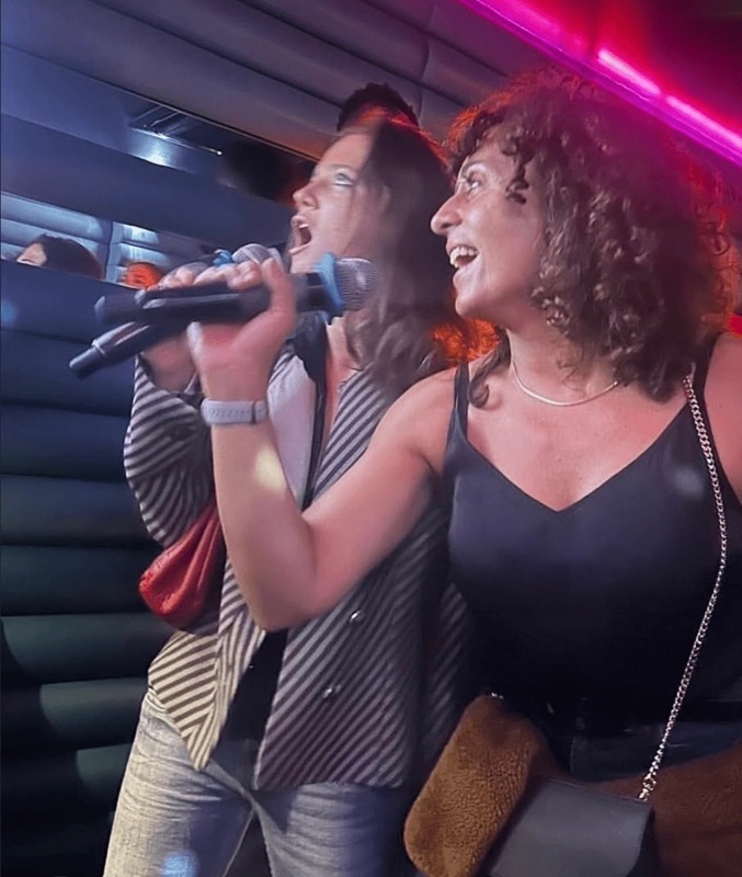 Escena emocional con los actores Escena emocional con los actores