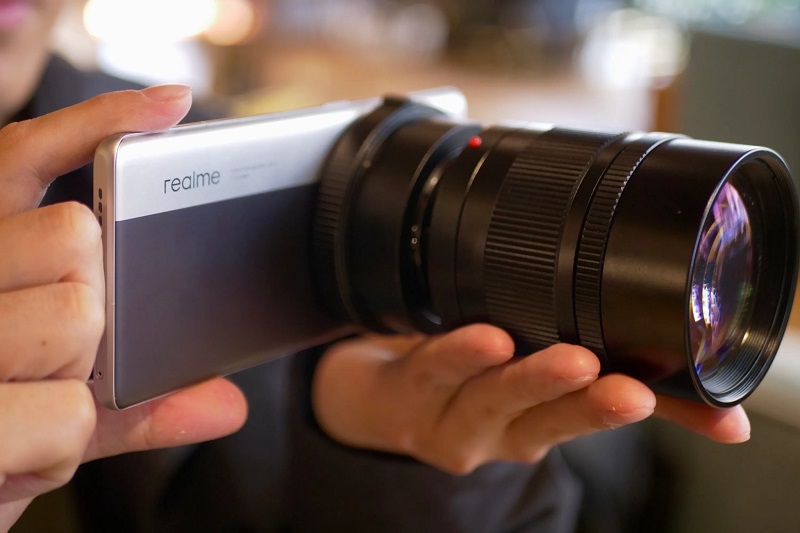 El proceso de hacer fotos con el nuevo smartphone Realme