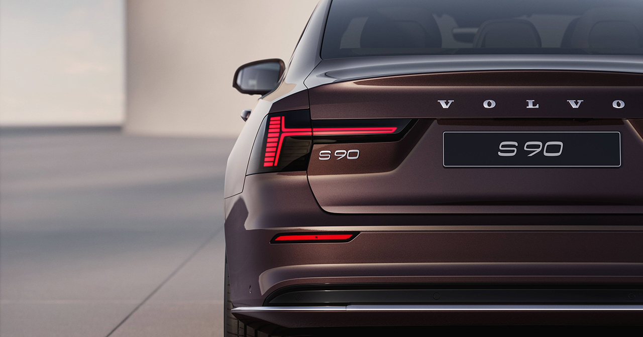 Luces traseras del Volvo S90 actualizado