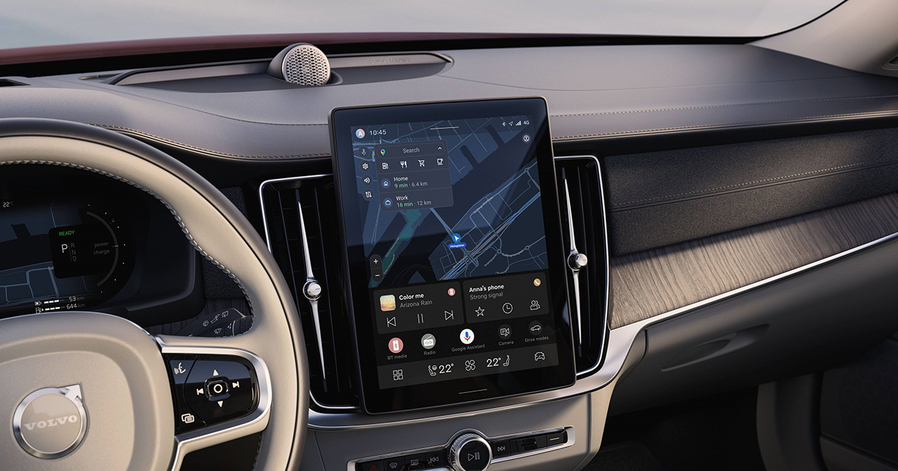 Interior del Volvo S90 actualizado con mejor insonorización