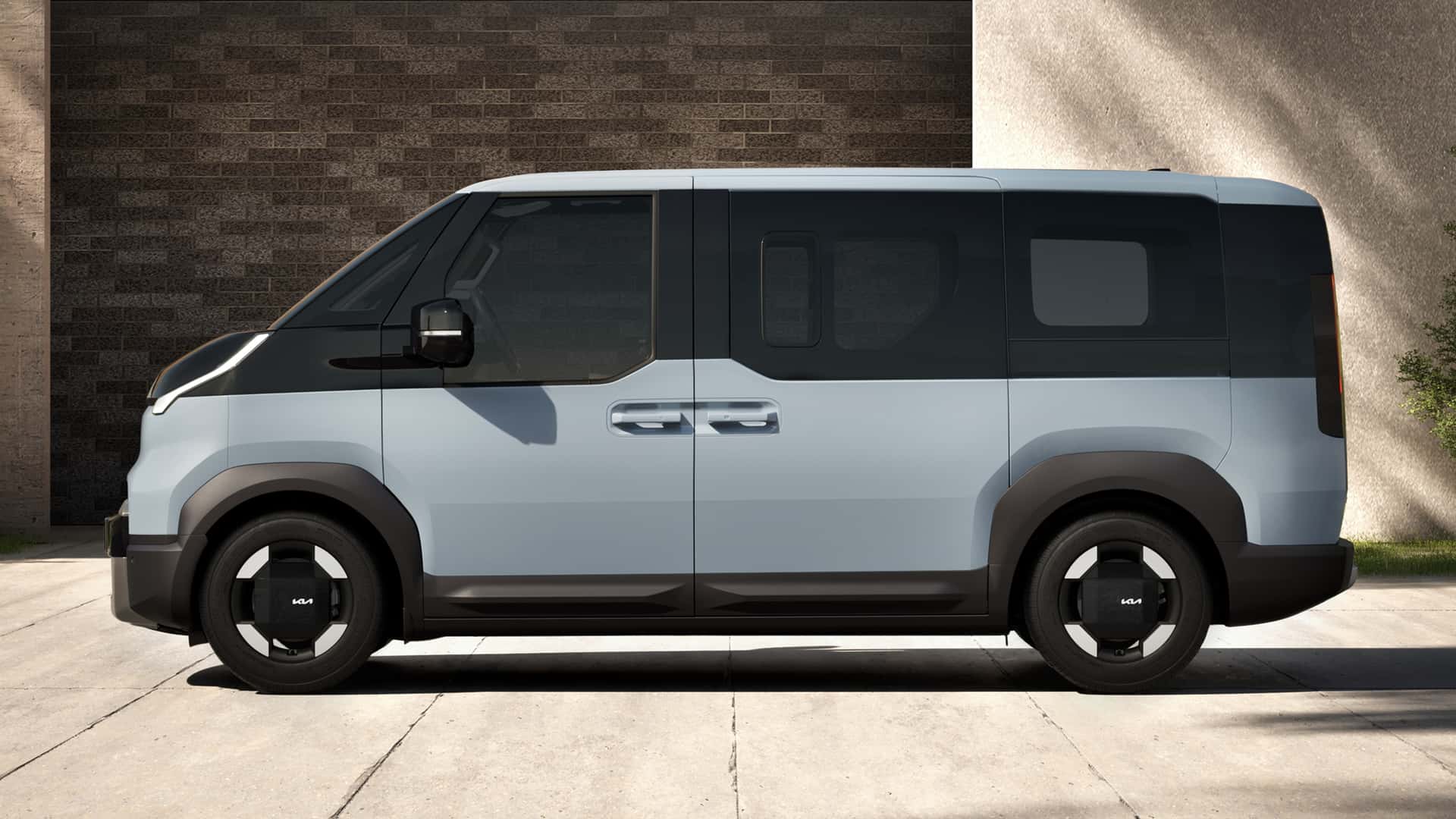 Kia PV5 vista trasera Kia PV5 vista trasera