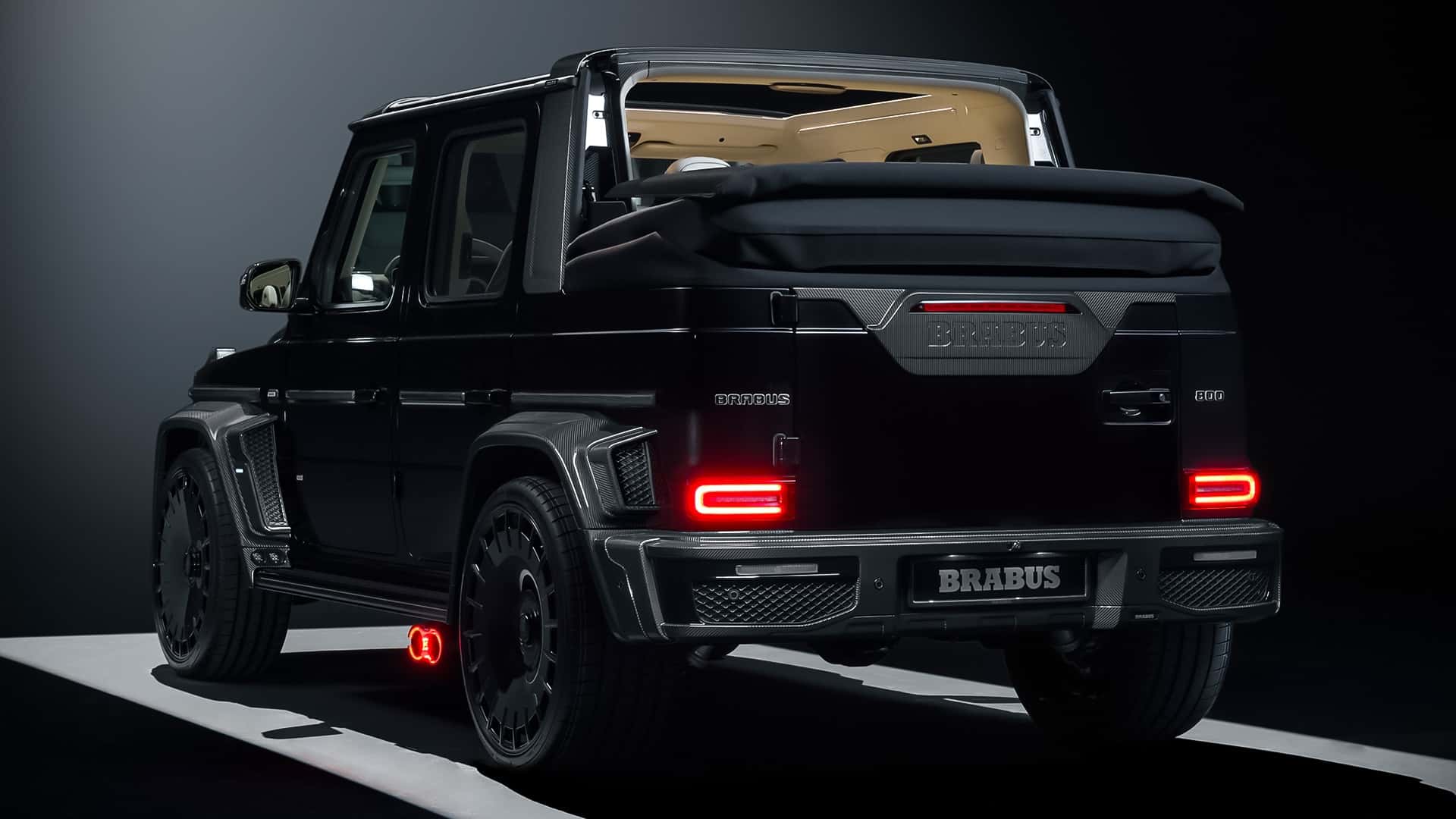 Vista lateral del Brabus 800 Cabrio