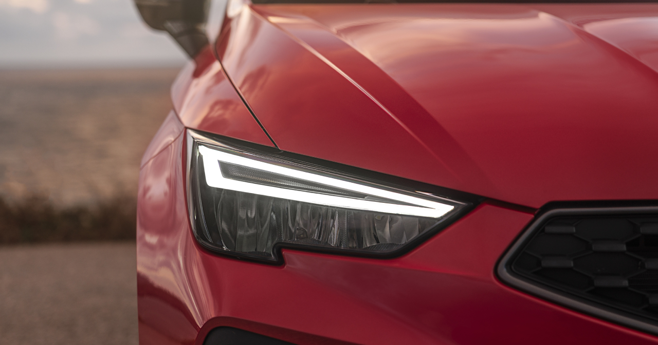 Vista frontal del Seat Ibiza