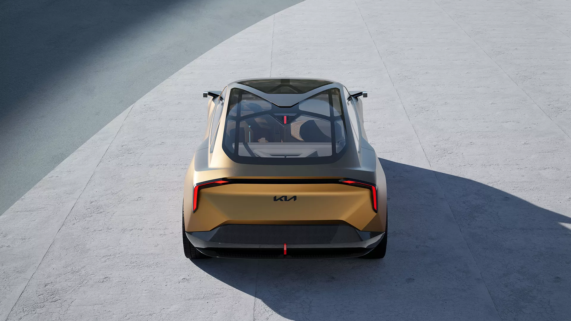 Vista trasera del concepto Kia Vision Meta Turismo